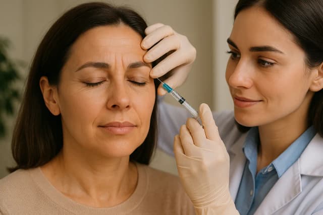 رفع خطوط و چین و چروک صورت با بوتاکس؛ راهنمای کامل و نتایج واقعی